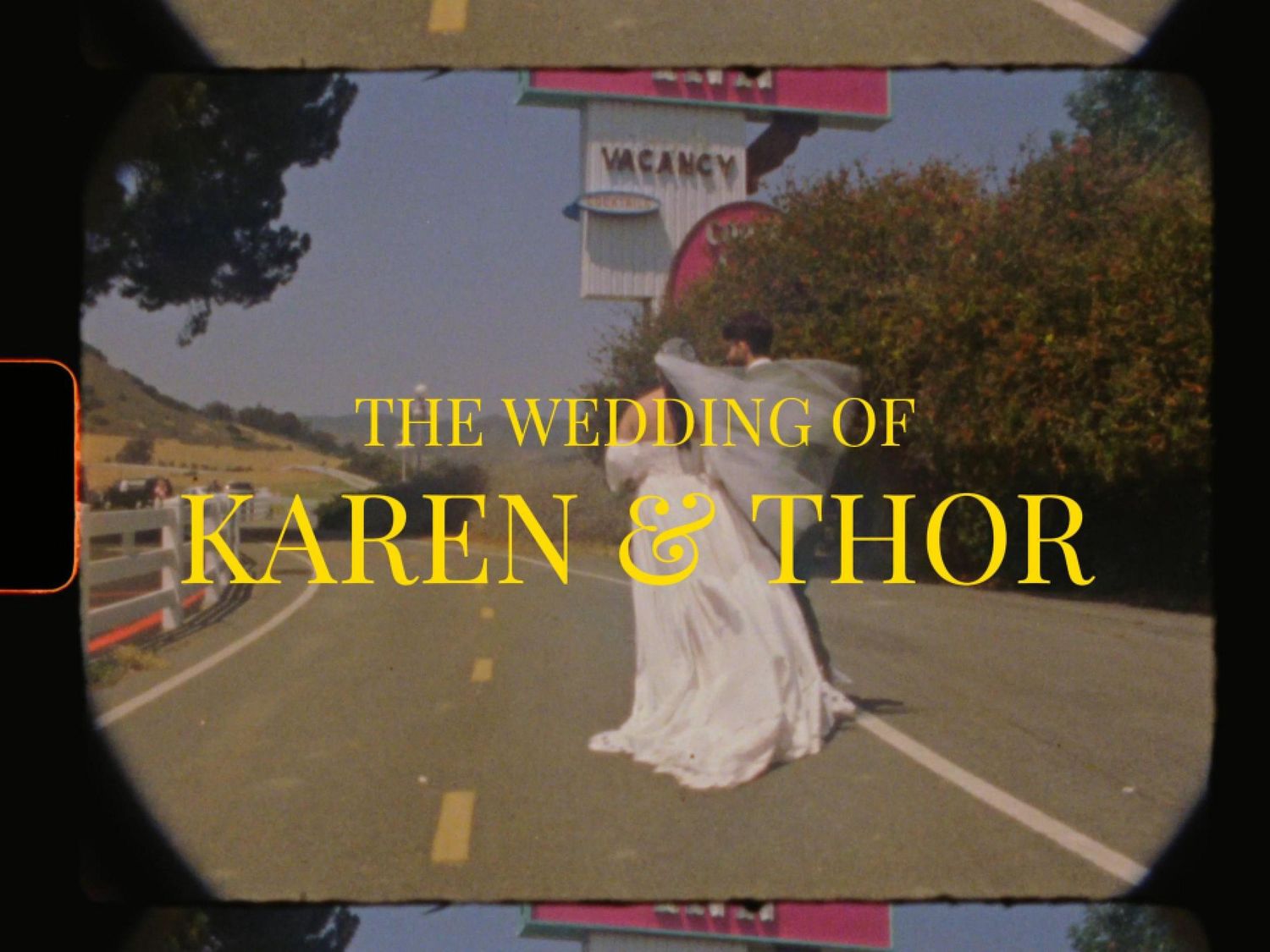 Super 8 Film Wedding Video at Madonna Inn, San Luis Obispo Wedding Central Coast California