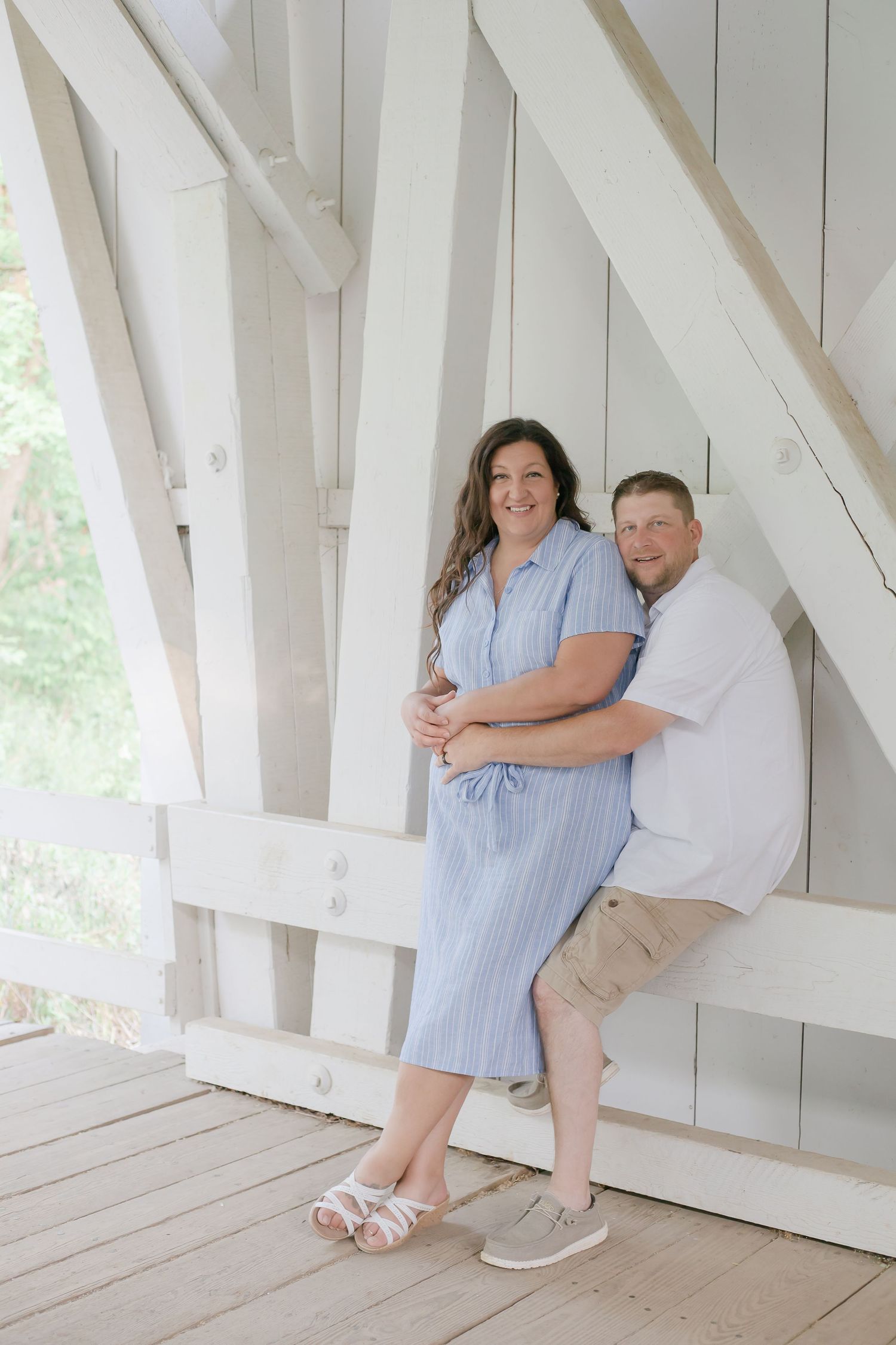 Everett Covered Bridge Couples Photographer