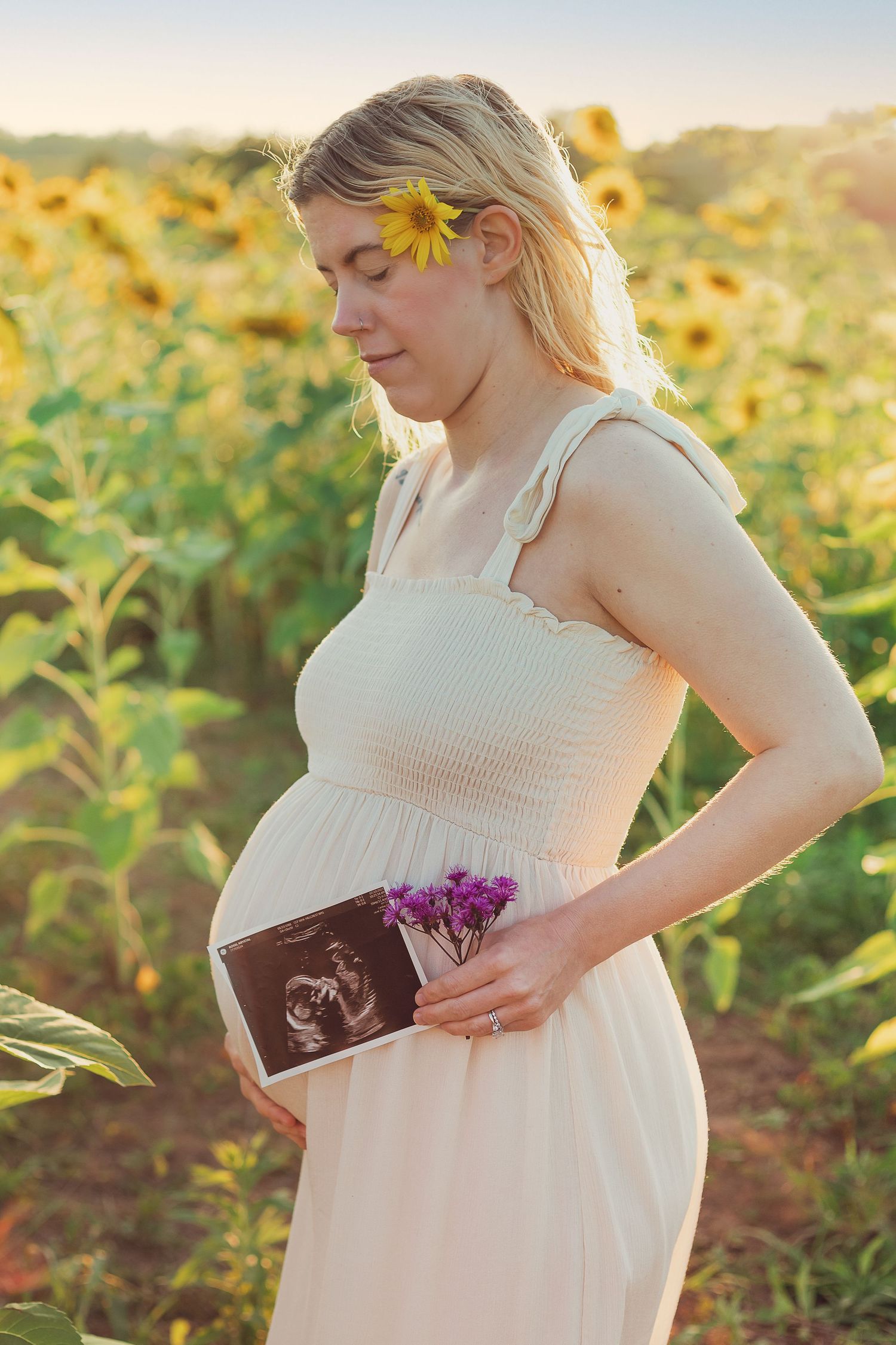 Sunflower Maternity Photography