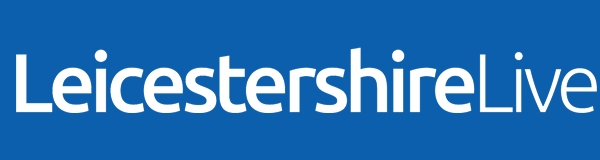LeicestershireLive news website logo on blue background.