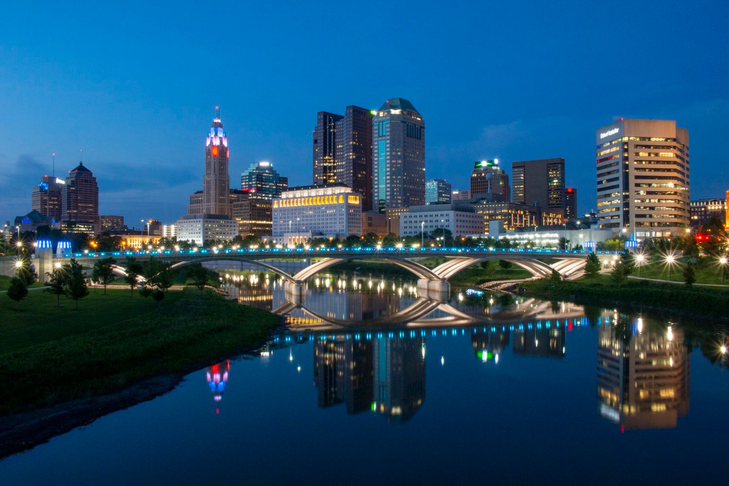 Columbus, Ohio Skyline at Night