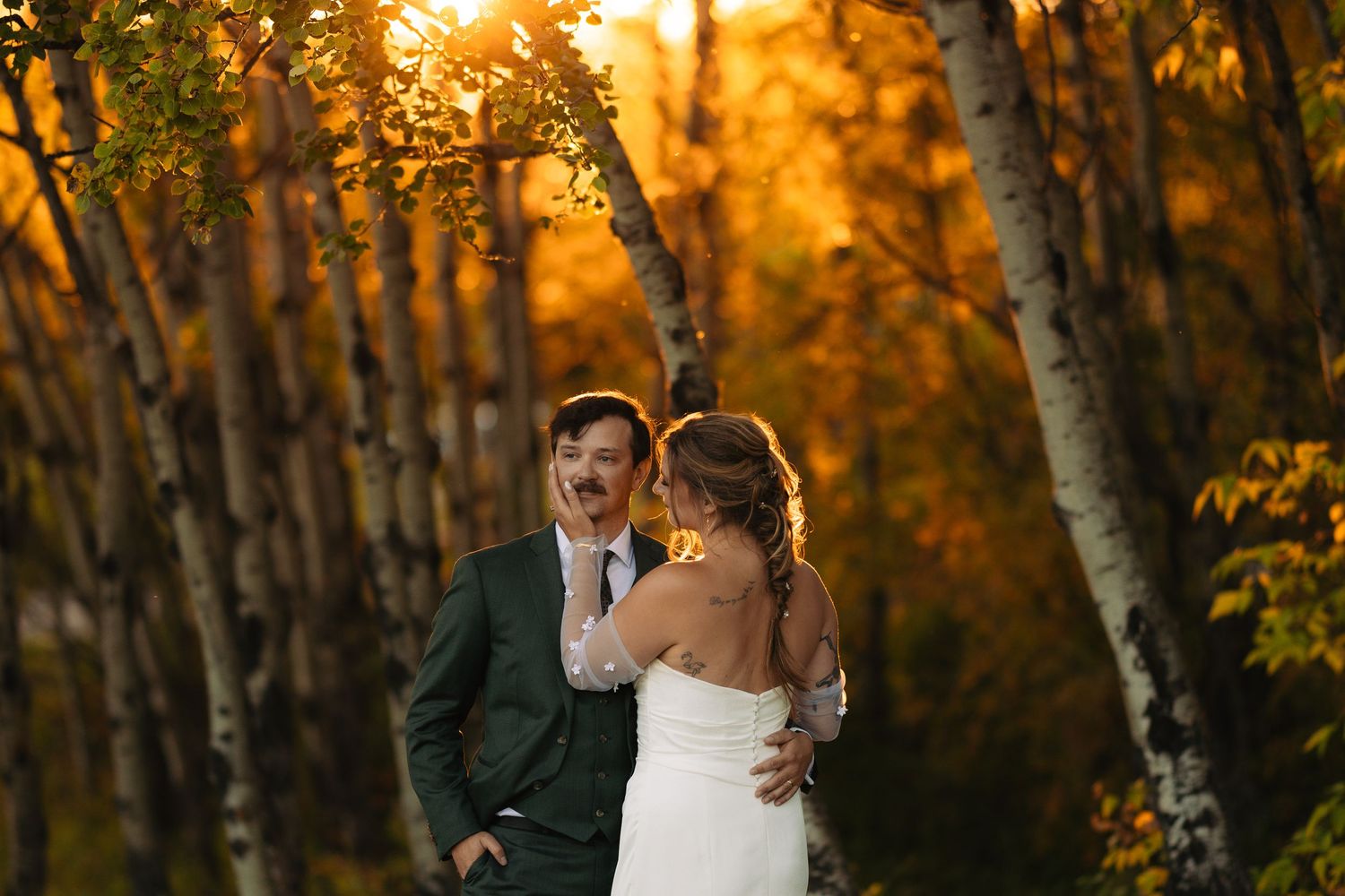 Calgary wedding portraits captured by Marcu fotography