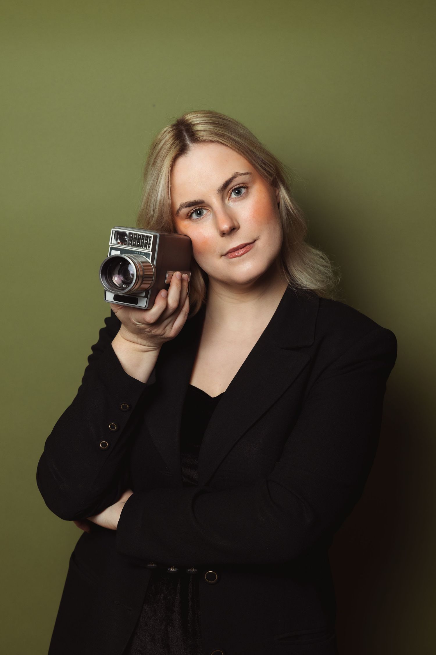 Branding session for actress in studio in Edmonton by Marcu fotography