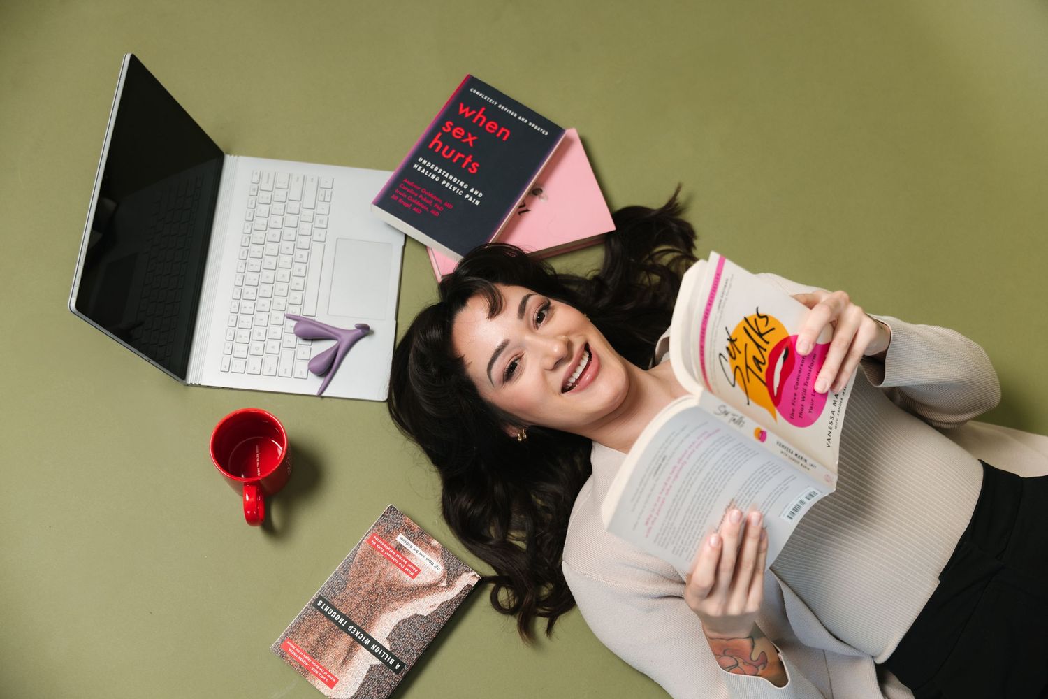 Branding photography of psychologist in edmonton captured in studio