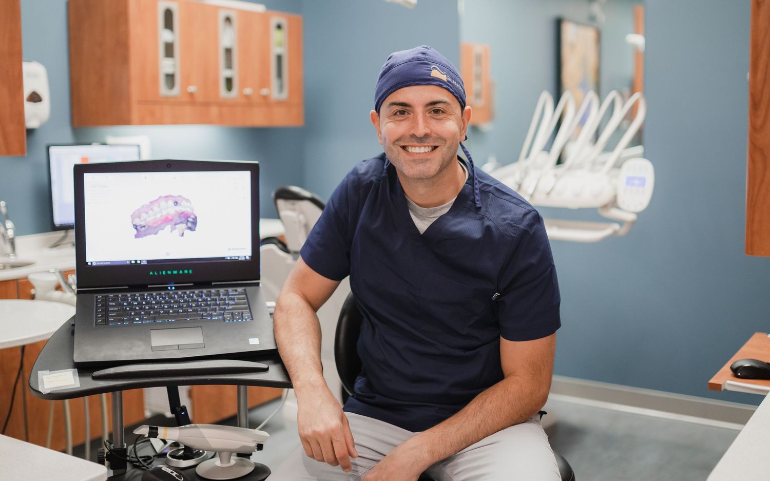 Edmonton branding photographer headshots for dentist by Marcu fotography