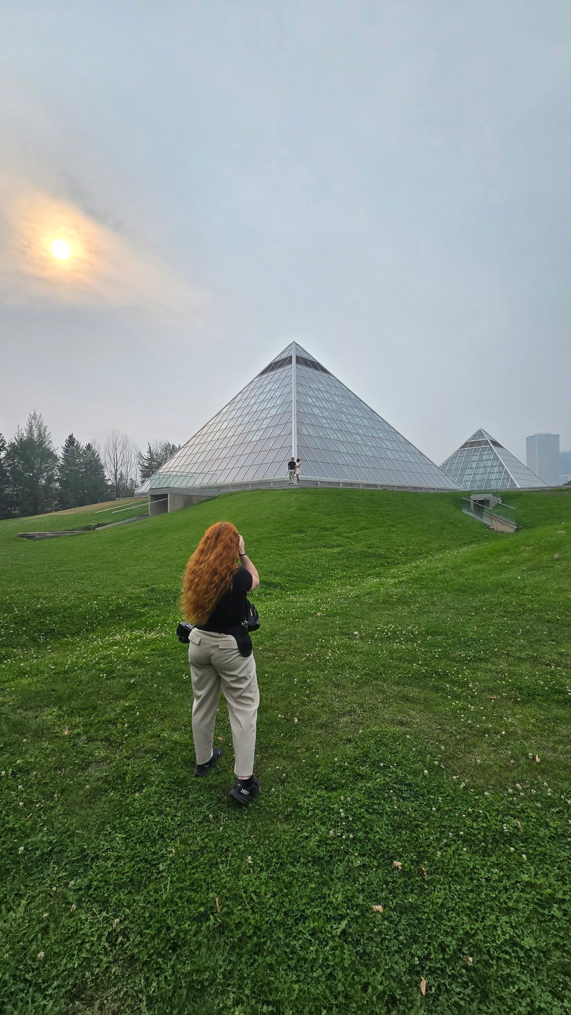 Edmonton photographer capturing engagement in Edmonton at the mutant conservatory.