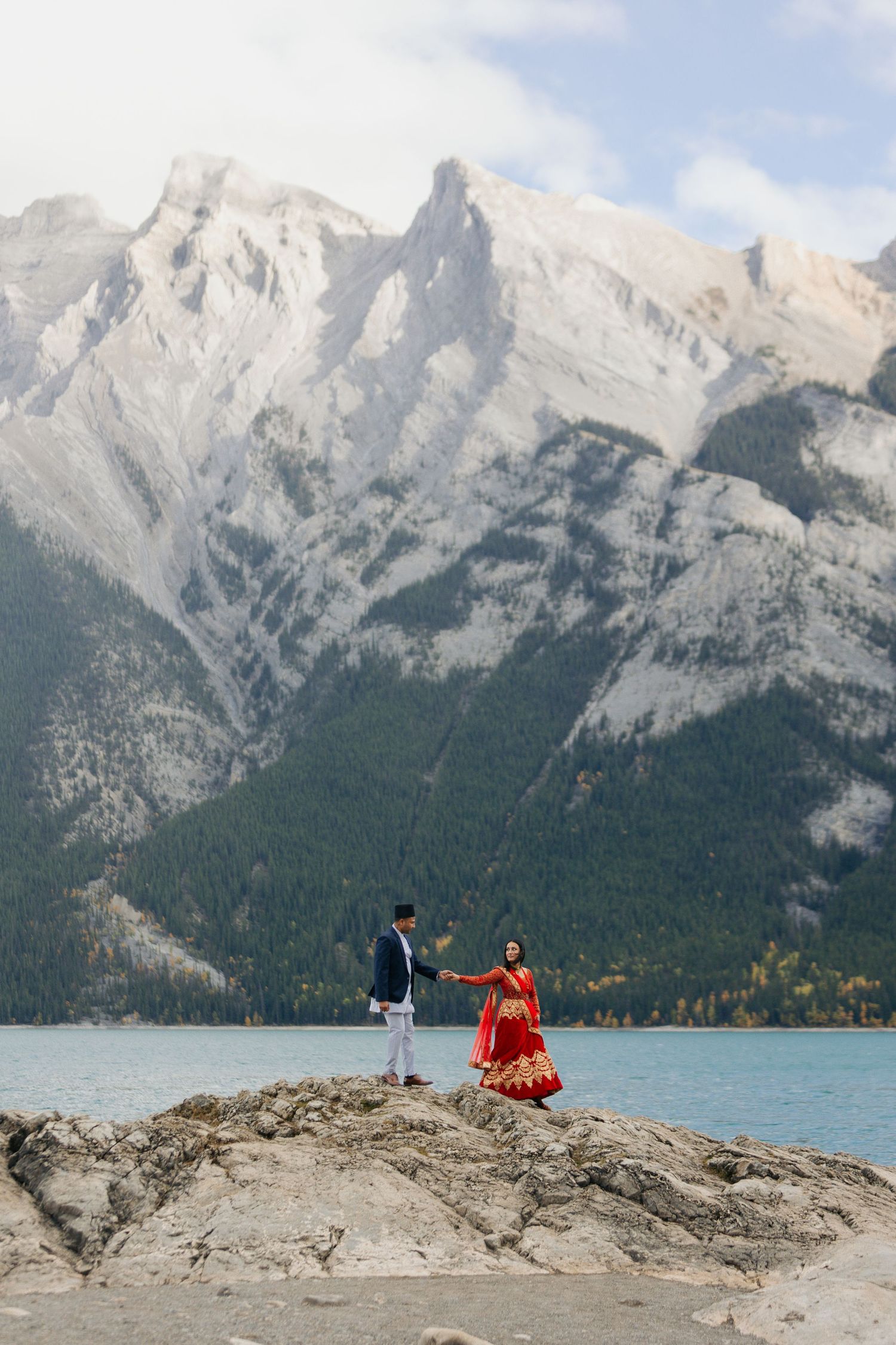 banff nepali couple getting married