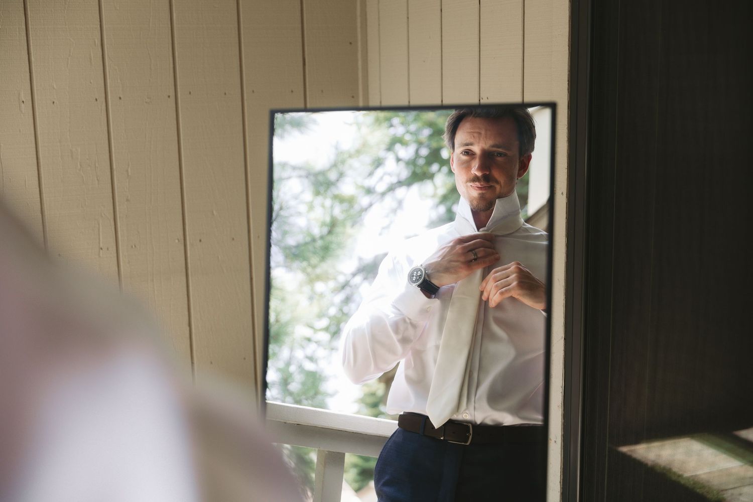 Lake Tahoe Wedding getting ready captured by Marcu Fotography - destination wedding photographer
