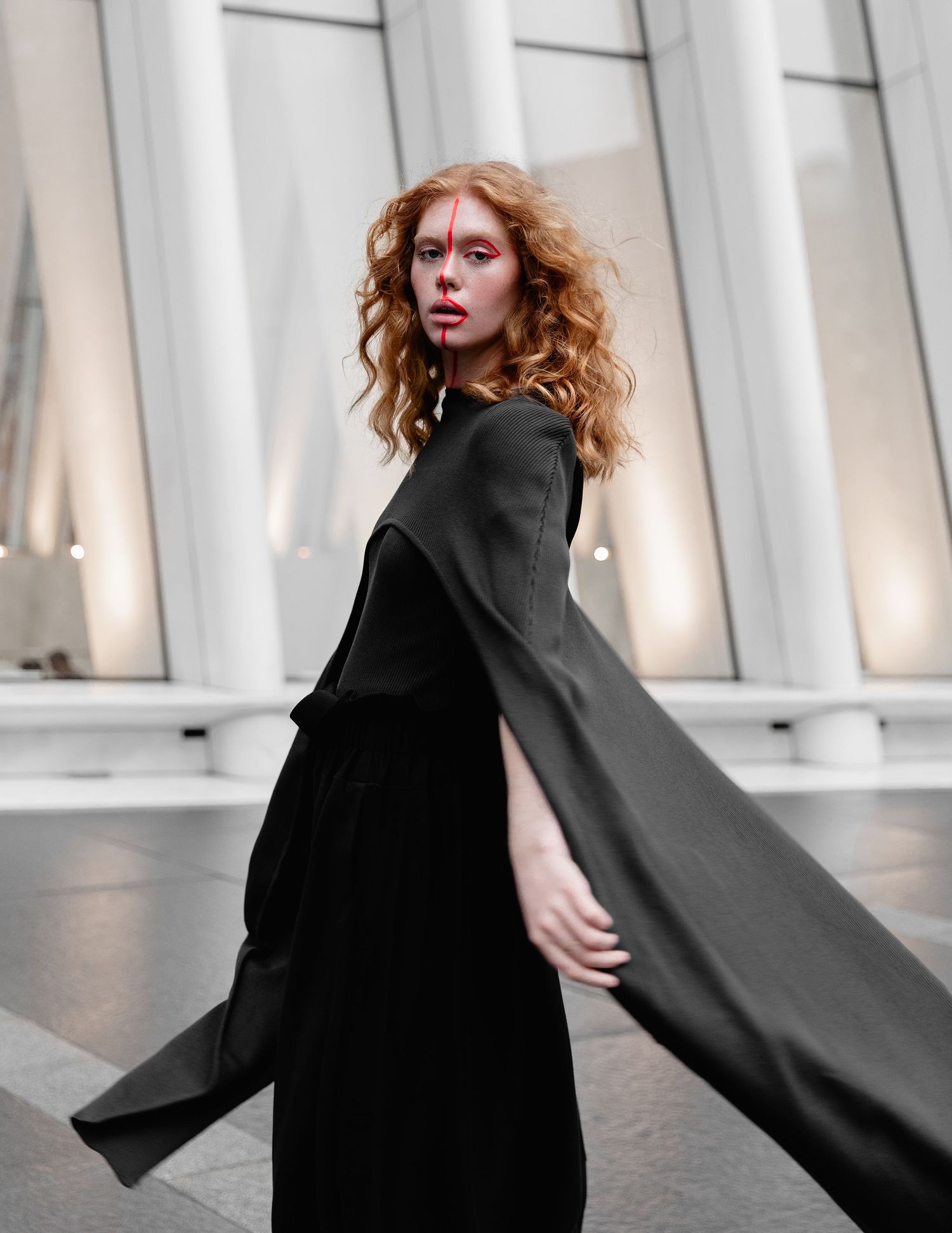 New York editorial model