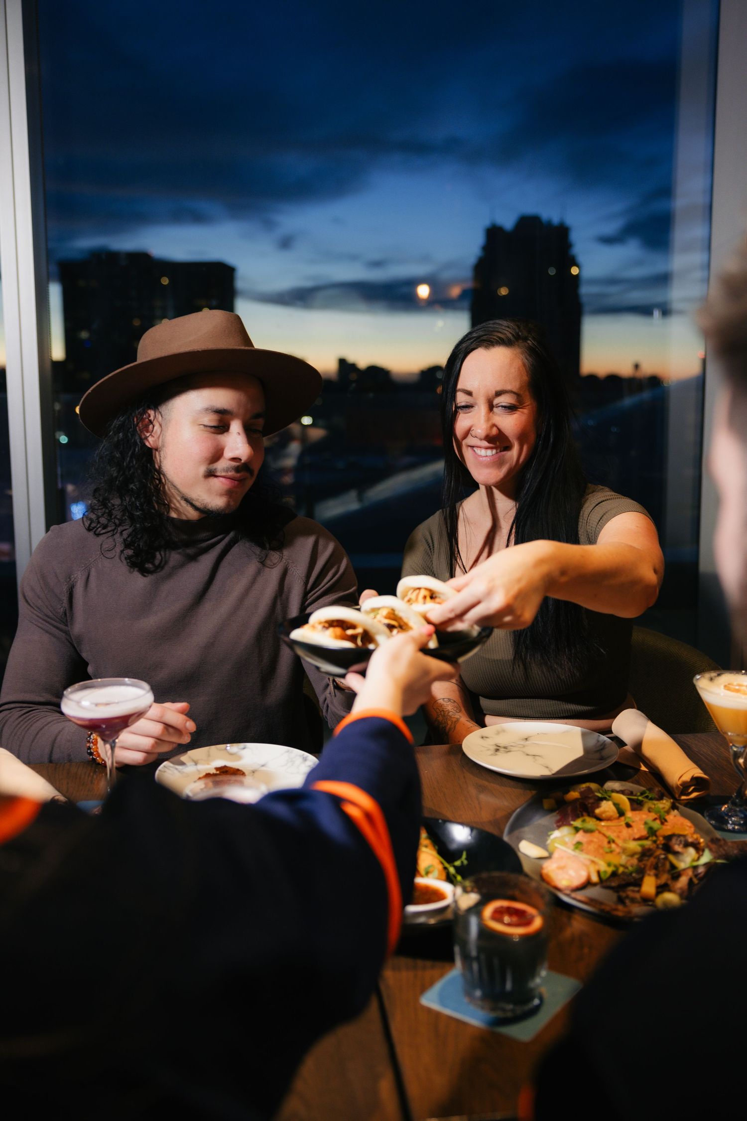 branding photos capturing people eating and drinking
