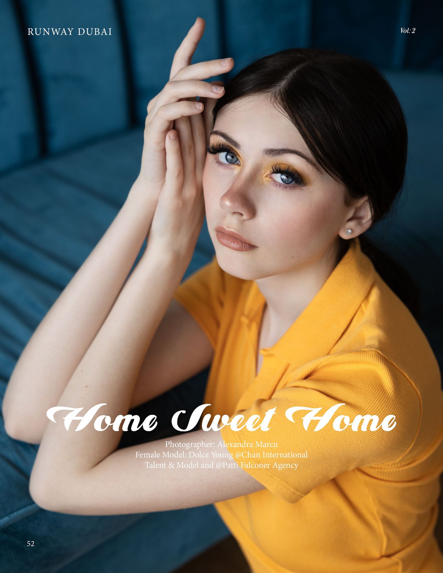 published fashion portrait by Marcu fotography