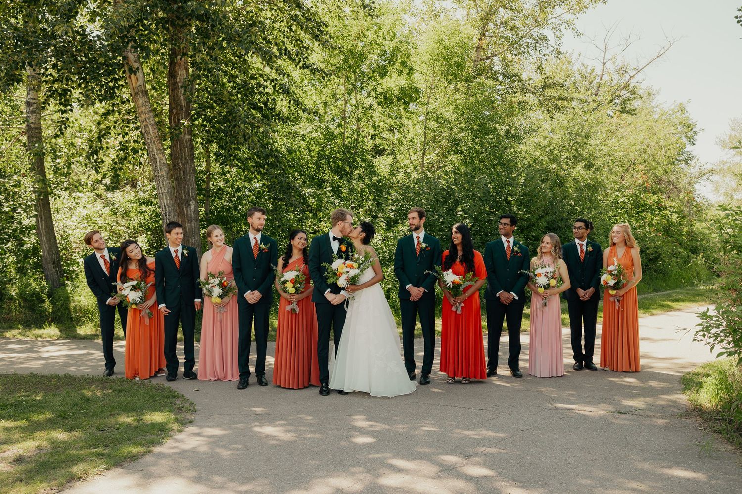 bridal party portrait