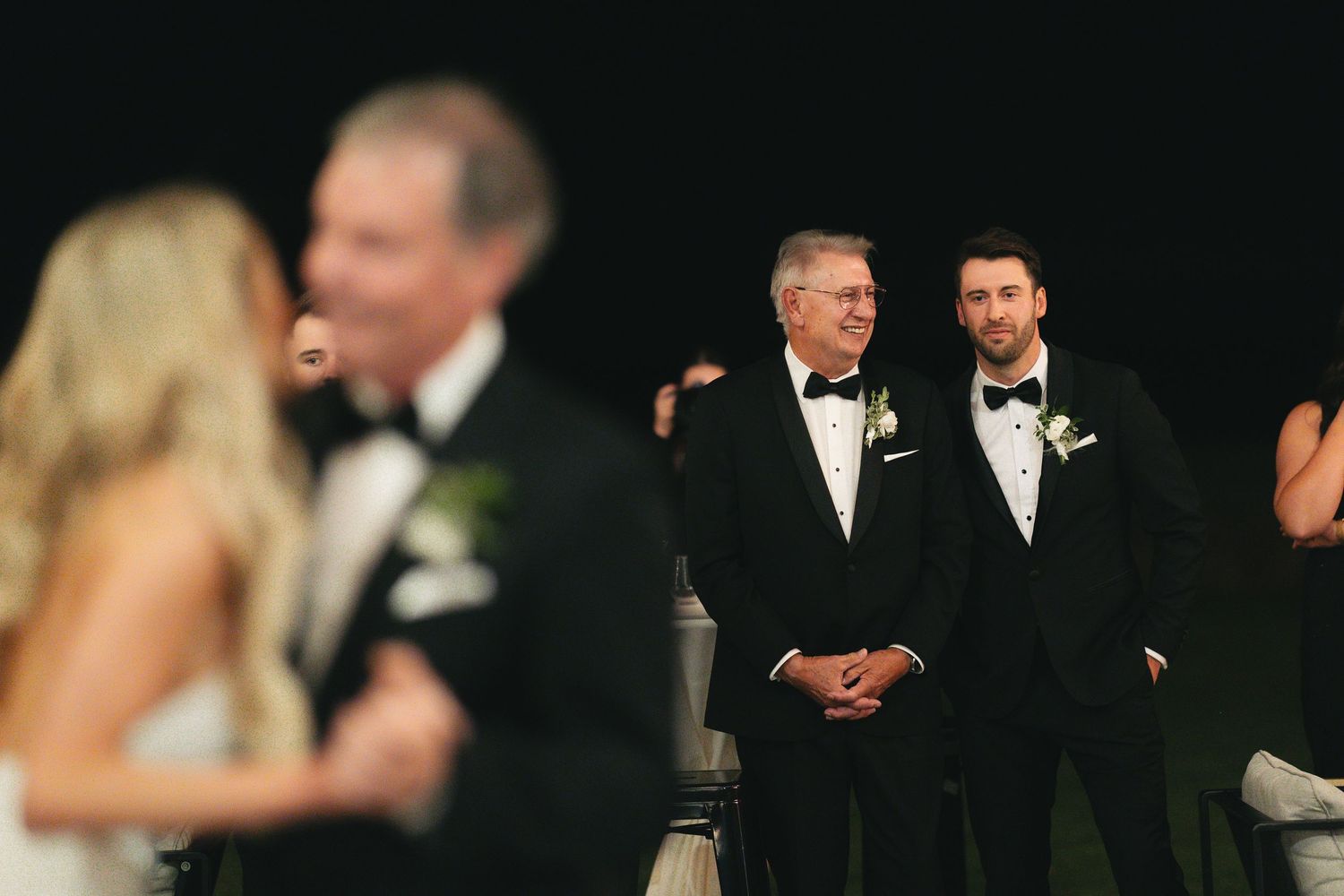 Edmonton wedding reception capturing first dance and candid emotional moment