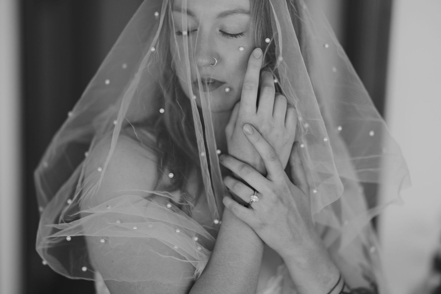 veil over woman