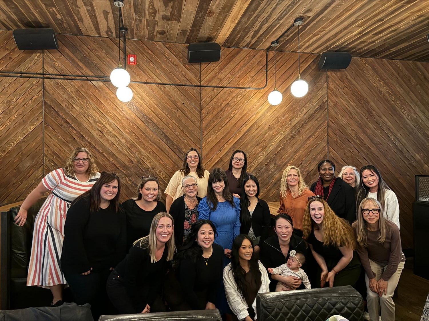 Nurses celebrating together