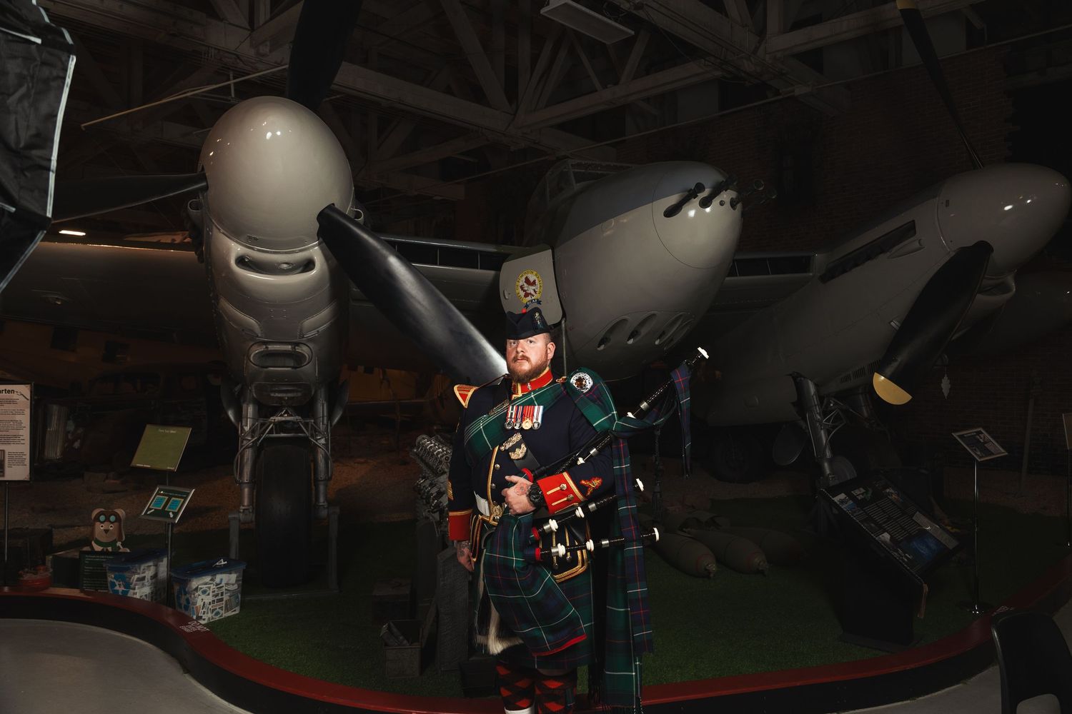 event photography captured at the aviation museum in Edmonton by Marcu fotography