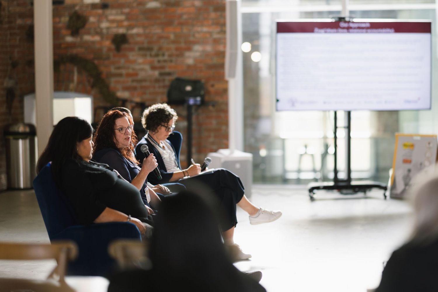 event photography capturing speakers