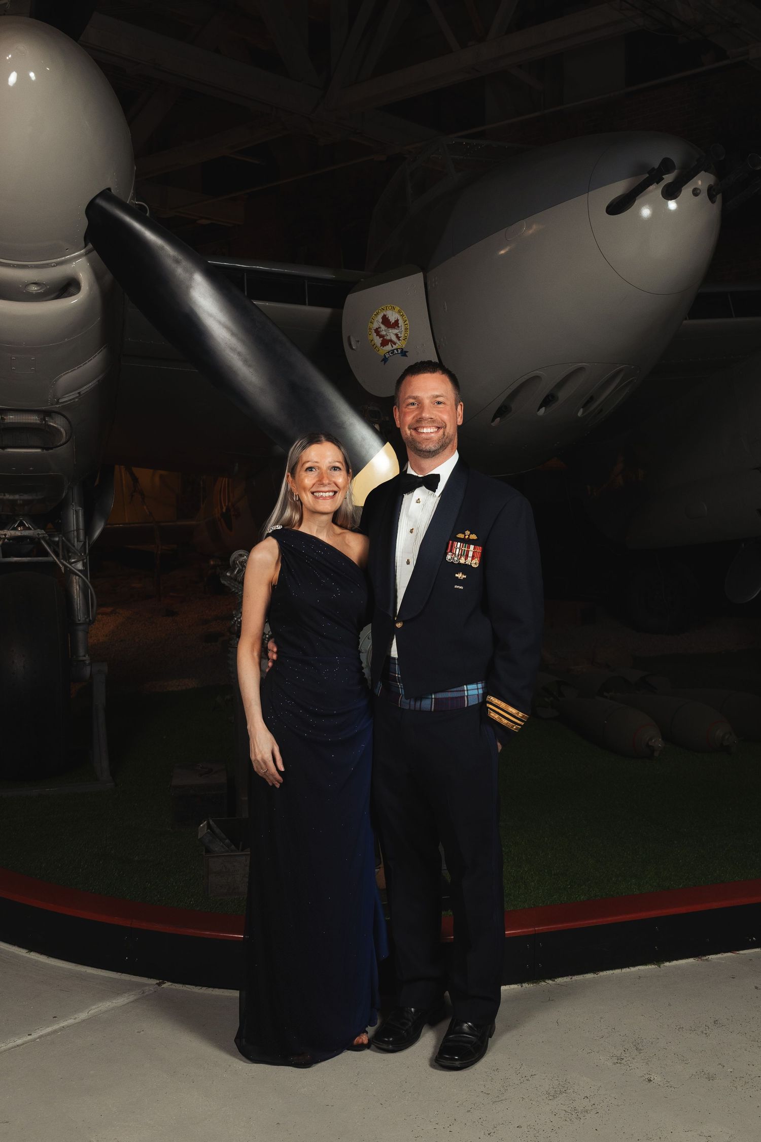 event photography captured at the aviation museum in Edmonton by Marcu fotography