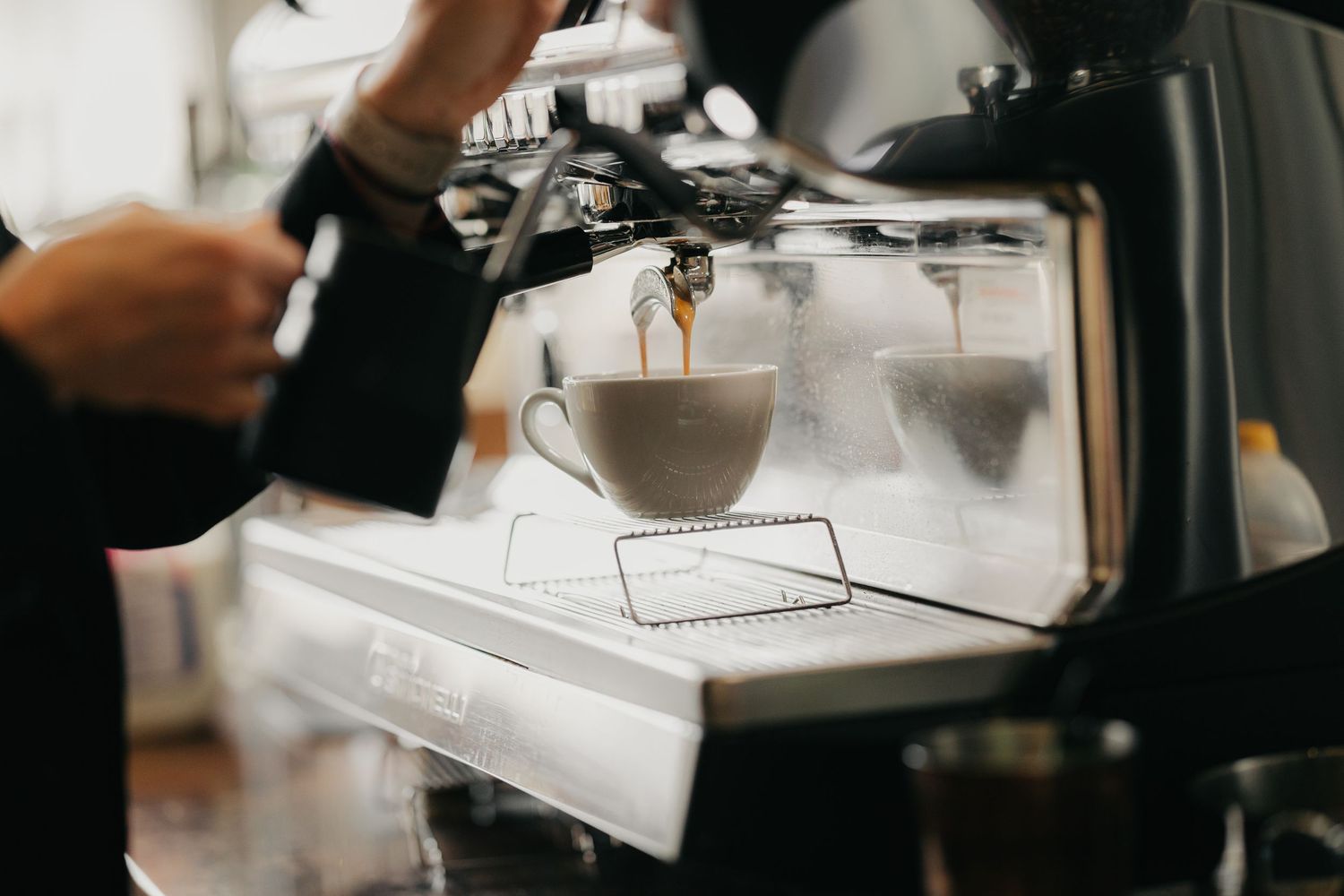 Branding photographer in Edmonton capturing restaurant menu - Coffee