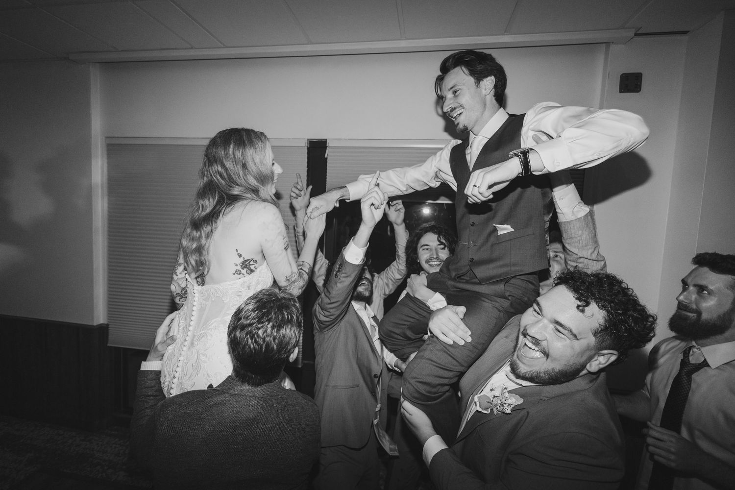 Lake Tahoe Wedding reception captured by Marcu Fotography - destination wedding photographer