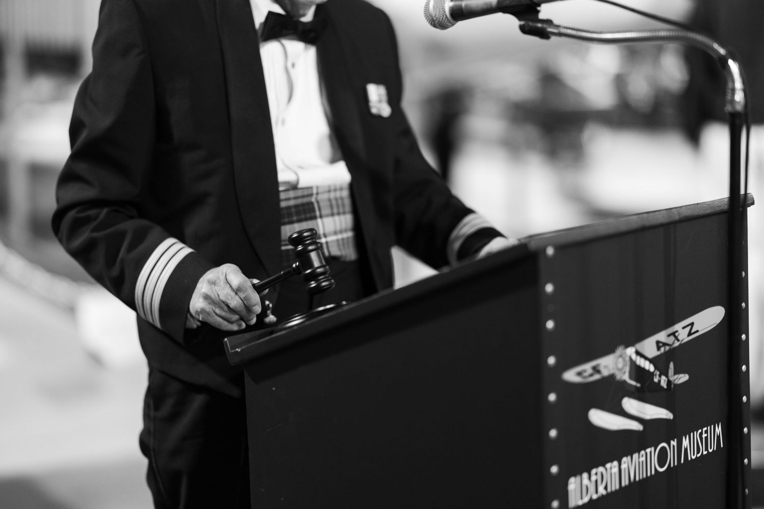 event photography captured at the aviation museum in Edmonton by Marcu fotography