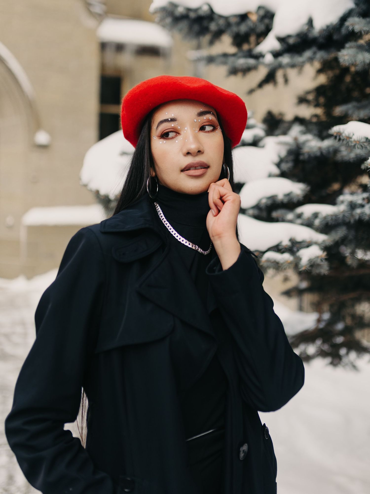 calgary portrait capturing model by Marcu Fotography