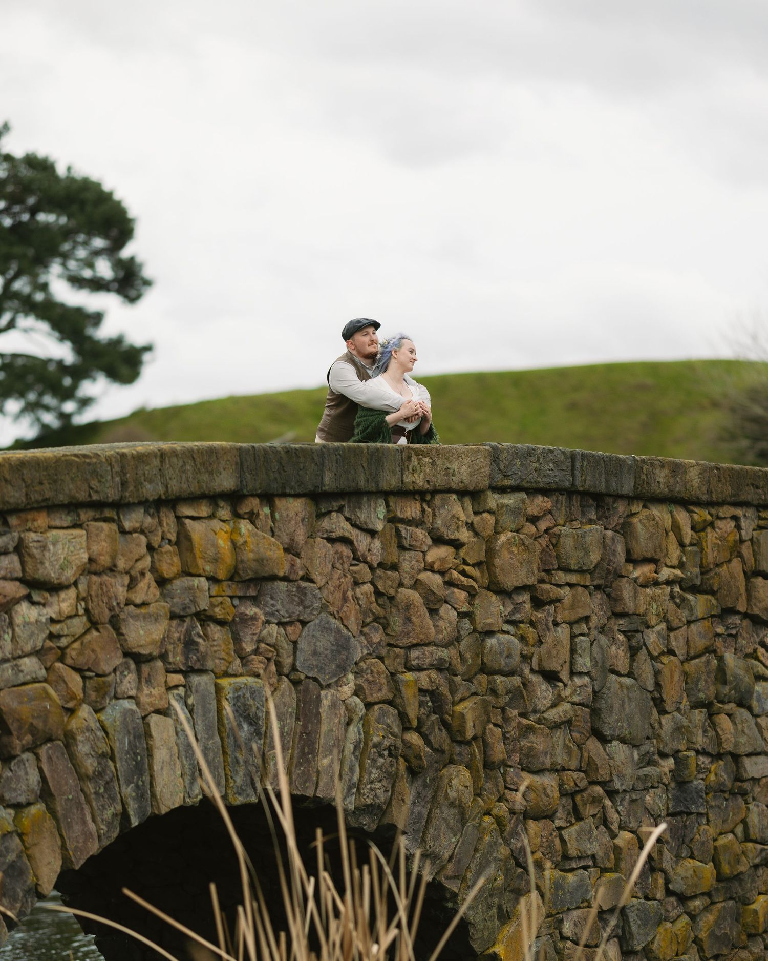 Destination wedding in Hobbiton New Zealand captured by destination wedding photographer - Marcu fotography