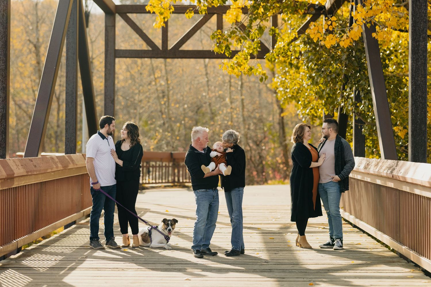 family fall photoshoot in edmonton