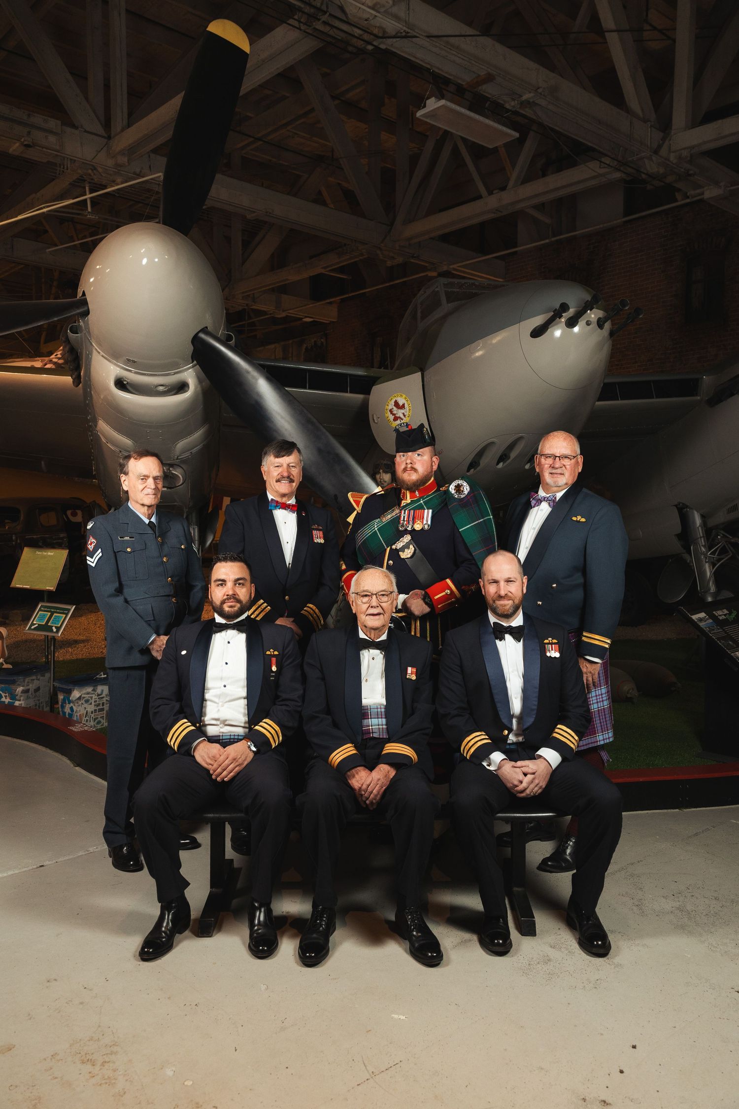 event photography captured at the aviation museum in Edmonton by Marcu fotography
