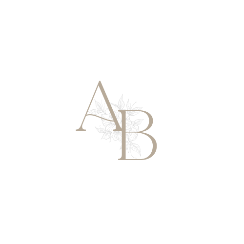 Minimalist gold logo designs arranged in a row.