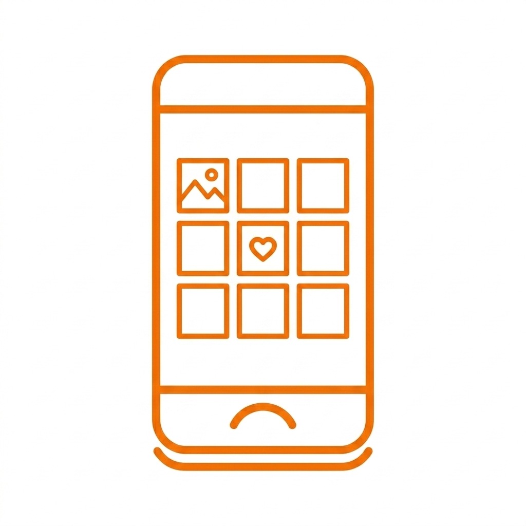 Digitale Foto-Galerien für mobile Endgeräte. Deine Bilder jederzeit und überall abrufbereit – Lichtkapsel Service.