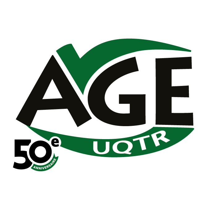 Logo AGE UQTR 50e anniversaire – client KLM Studio