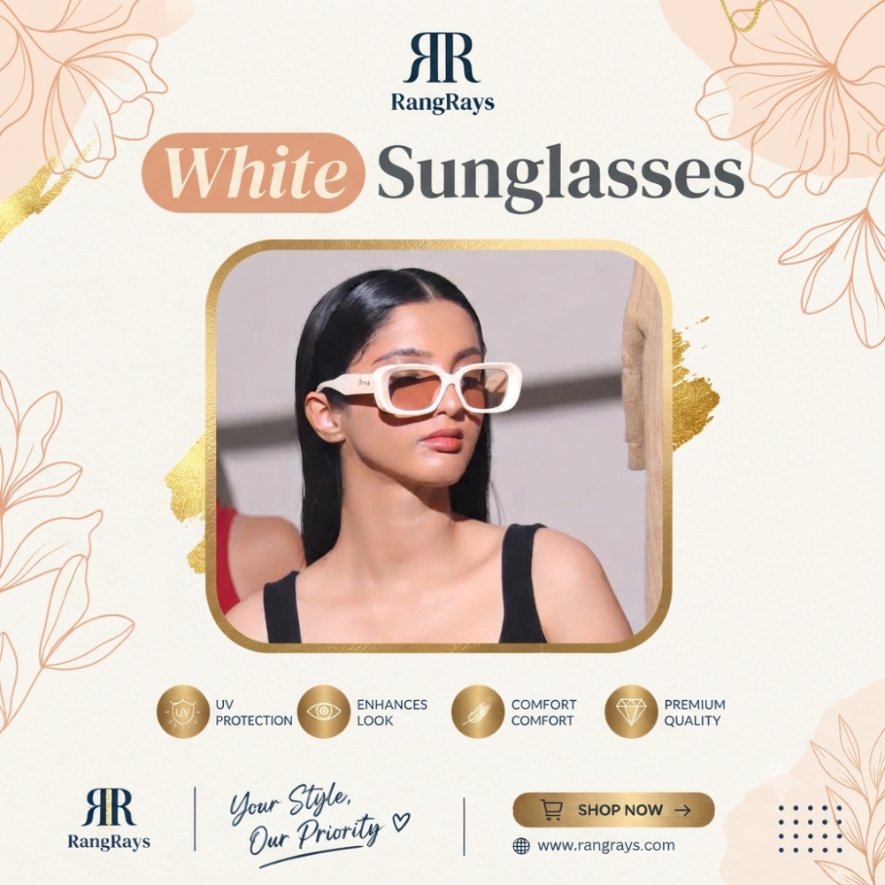 white sunglasses women