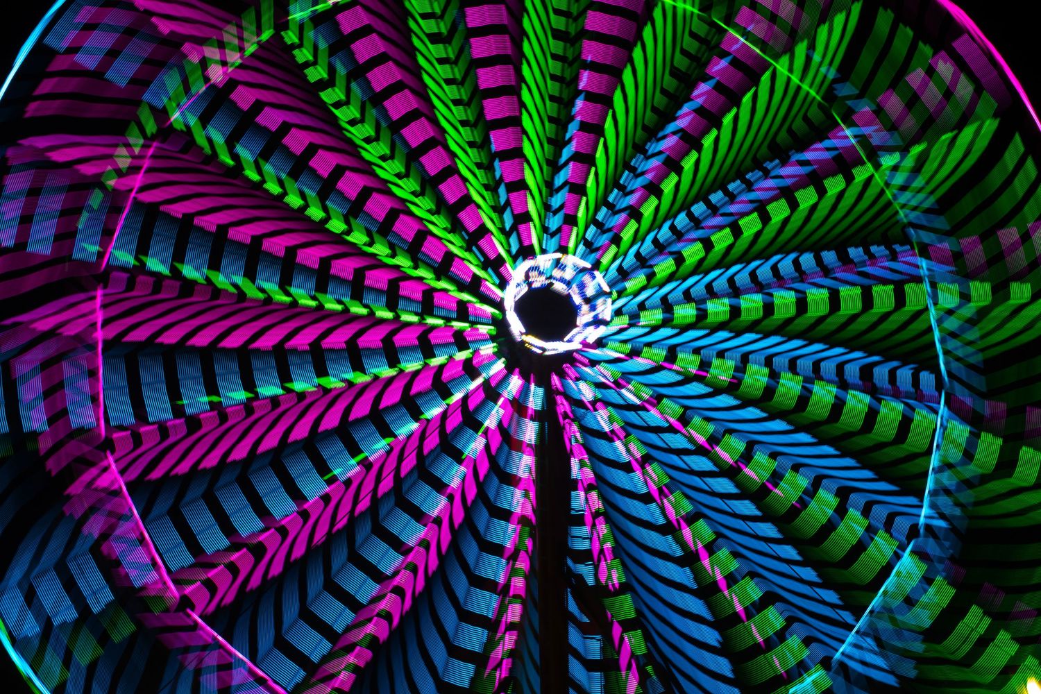 Slow shutter speed carnival