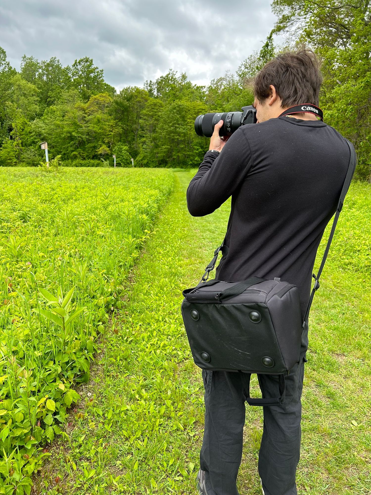 Man taking a photo