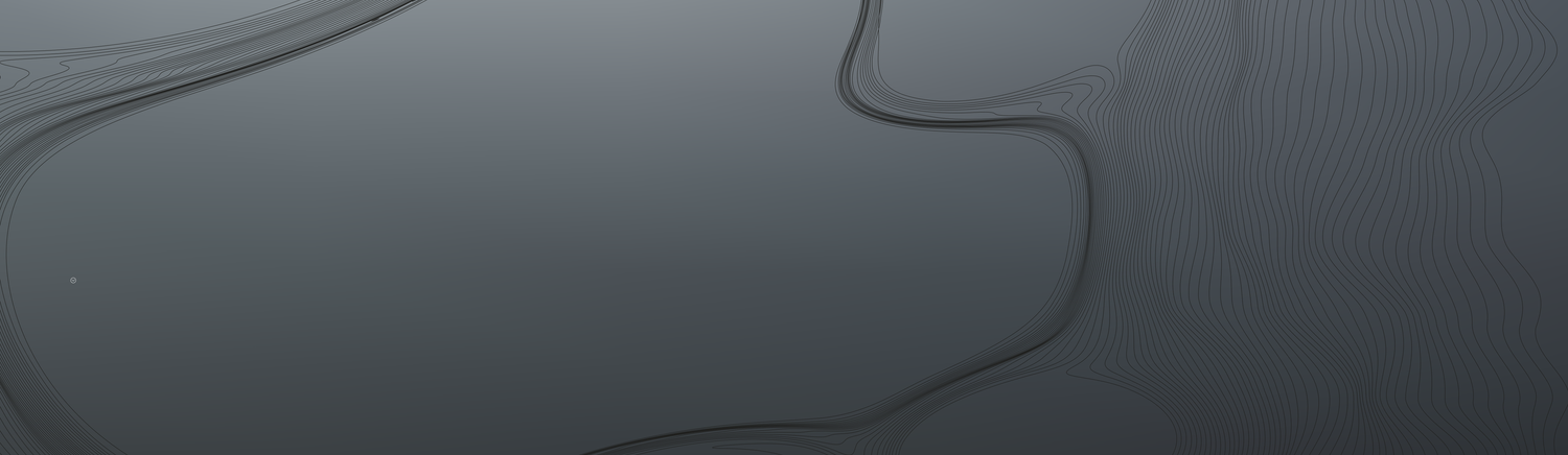 Abstract curved gray lines forming a minimalist pattern against dark background.