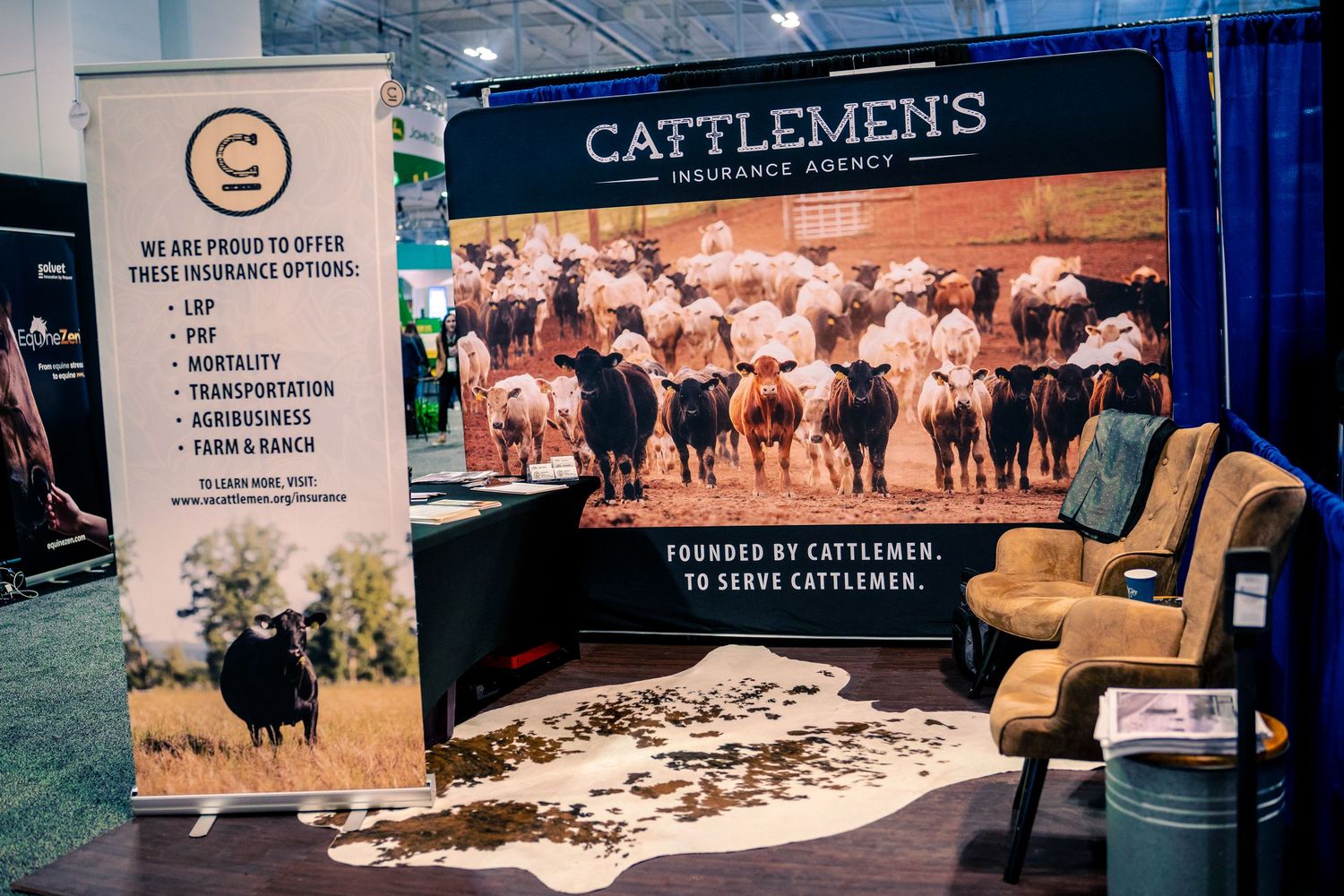 A collage of cattle ranching images showing herds of cattle, ranch operations, and livestock management facilities.