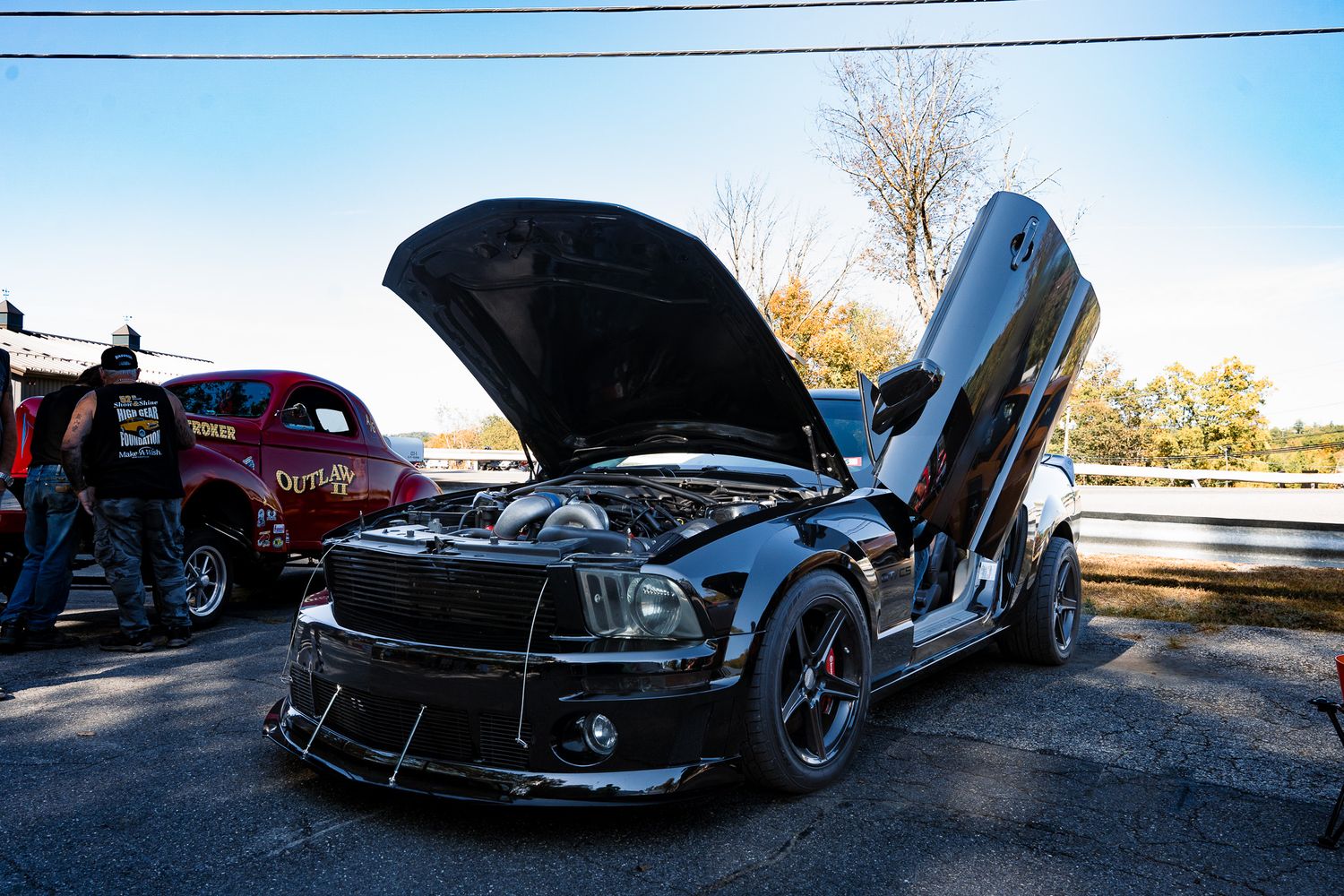 Professional automotive photography of a modified sports car