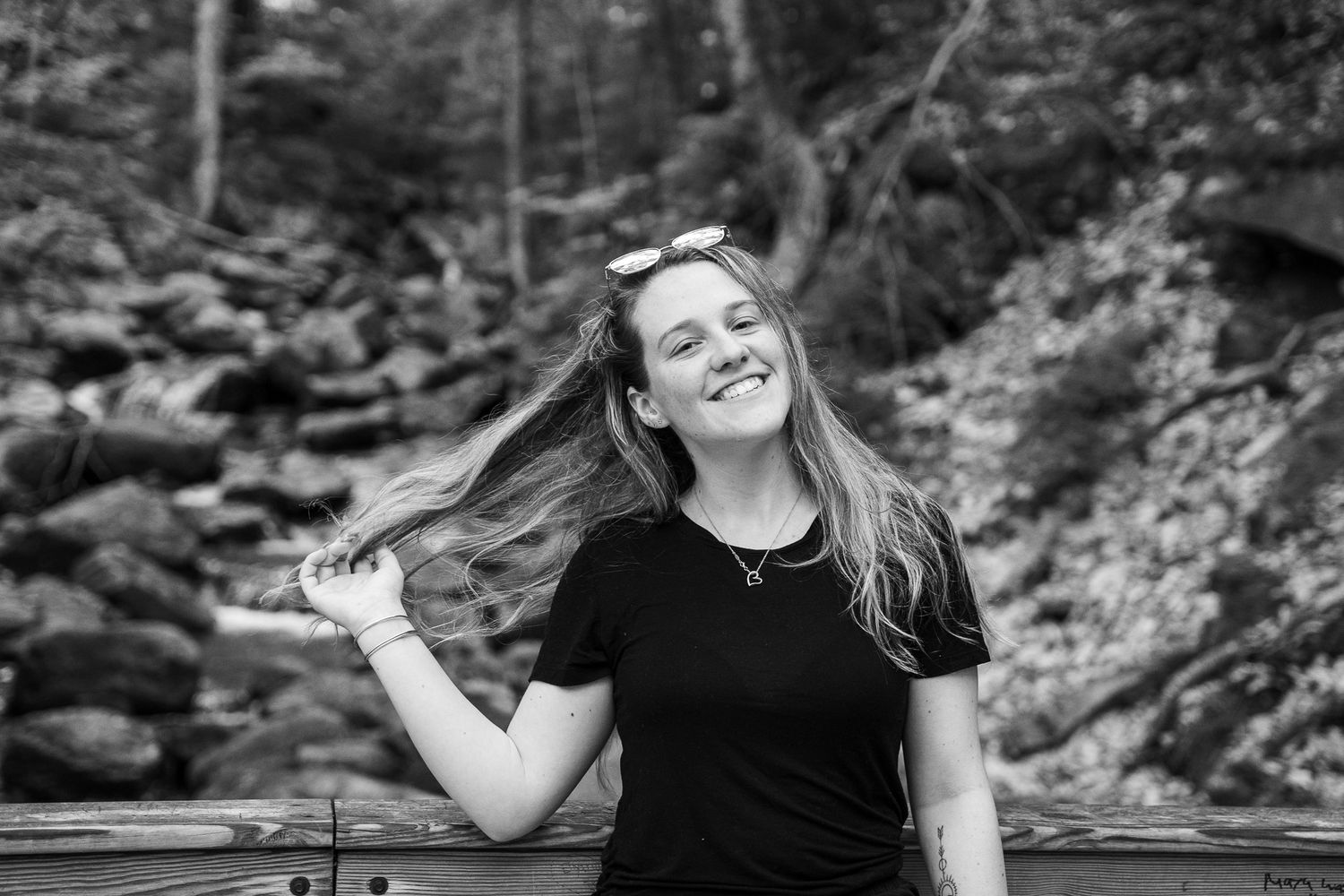Natural light portrait photography of a young professional