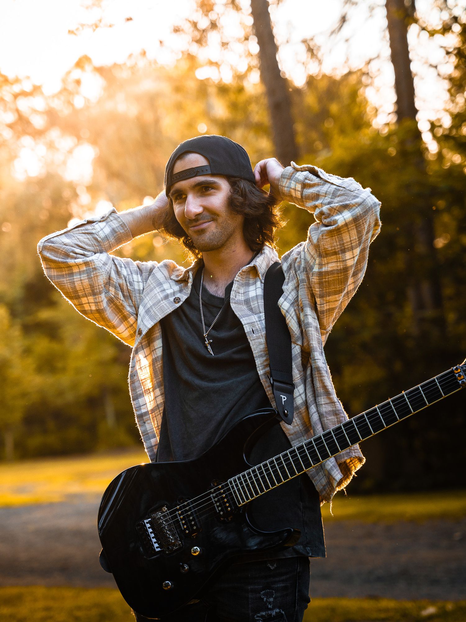 Natural light portrait photography of a young professional