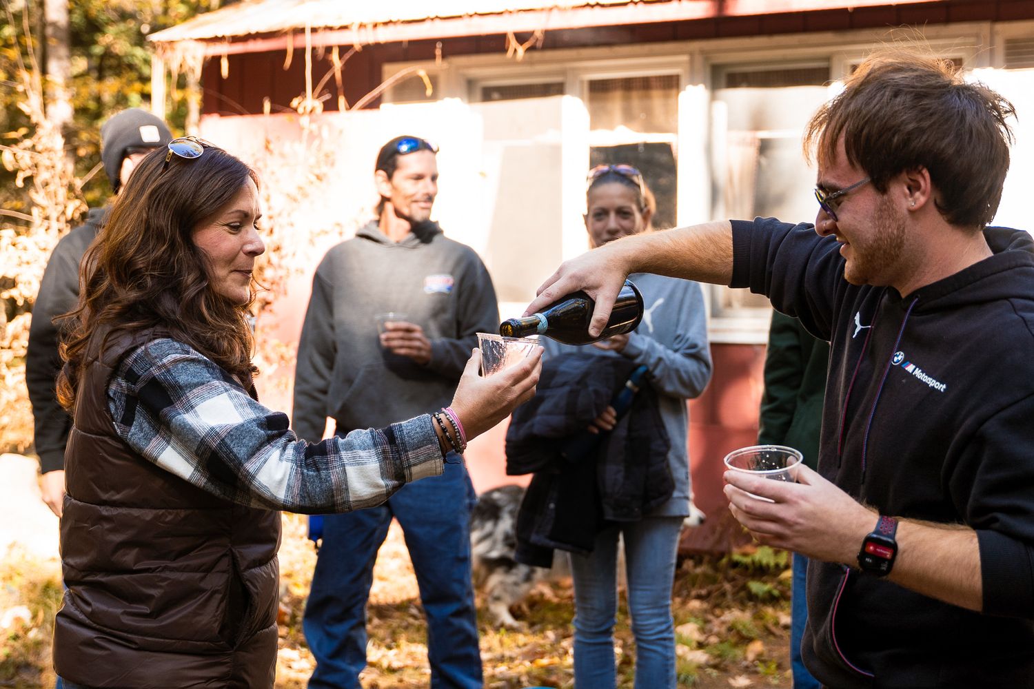 Surprise marriage proposal captured during a romantic engagement photoshoot.