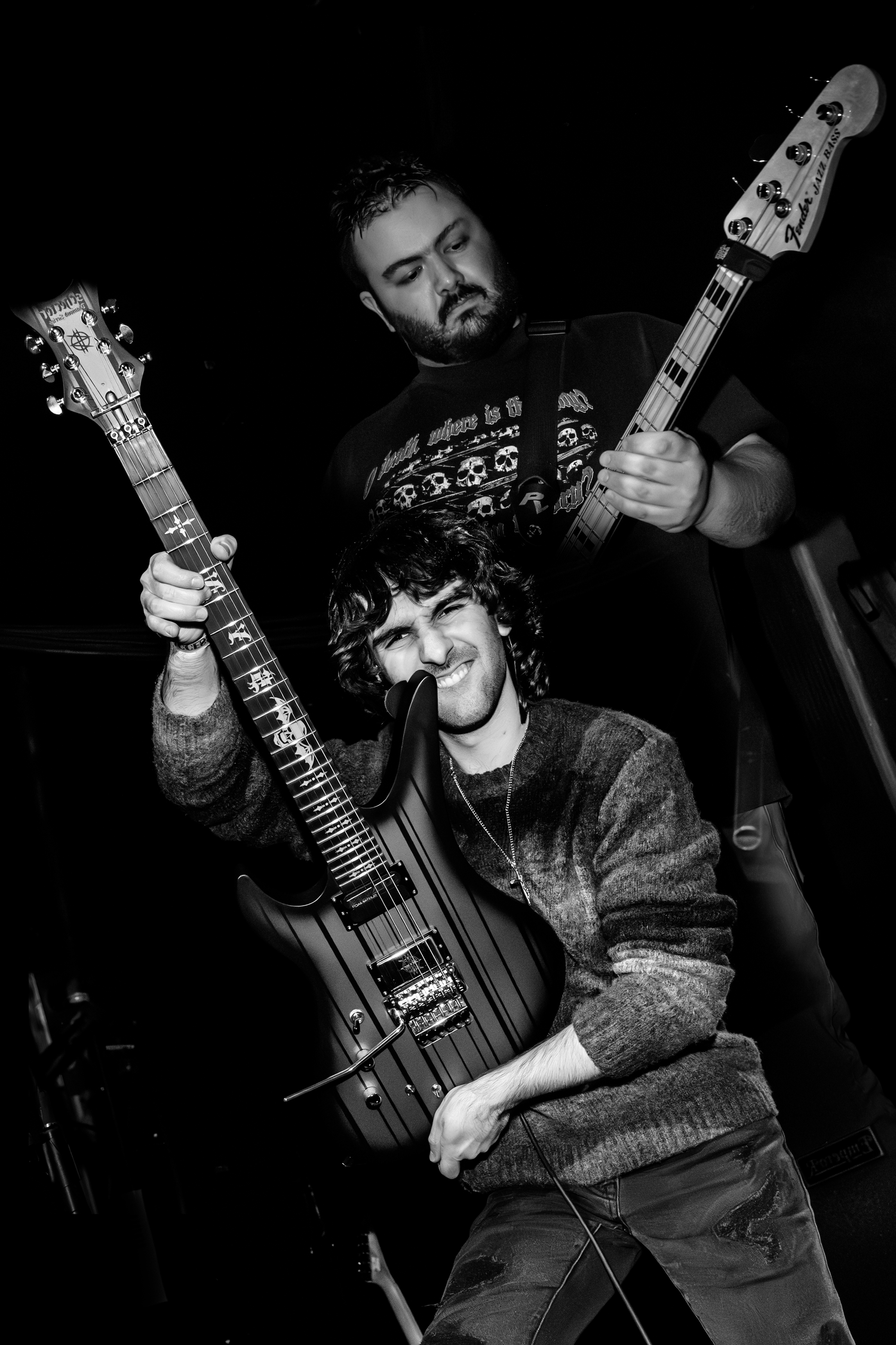 High-energy concert performance photographed in New England venue