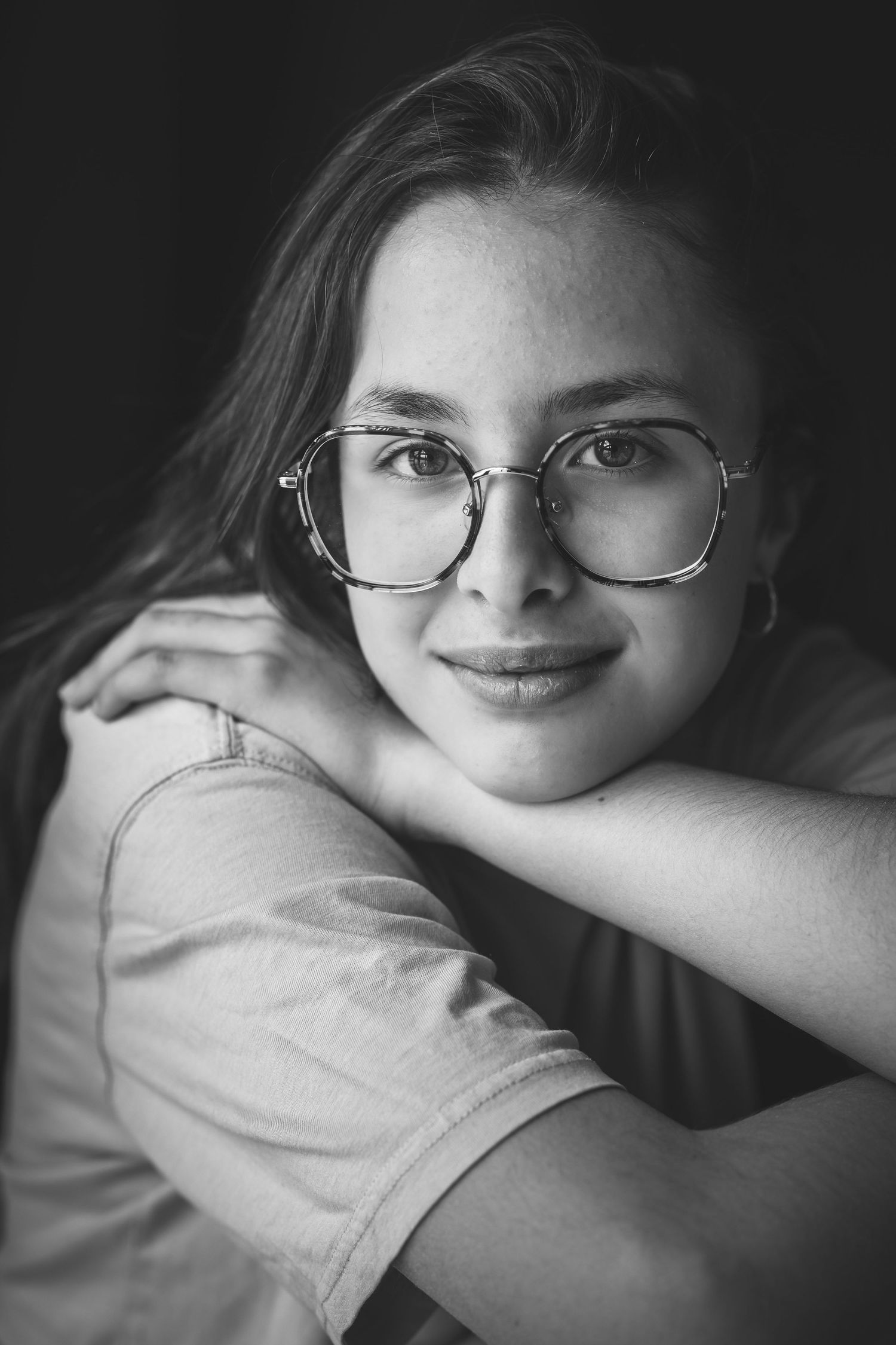 regard d'enfant en noir et blanc celine.s photography