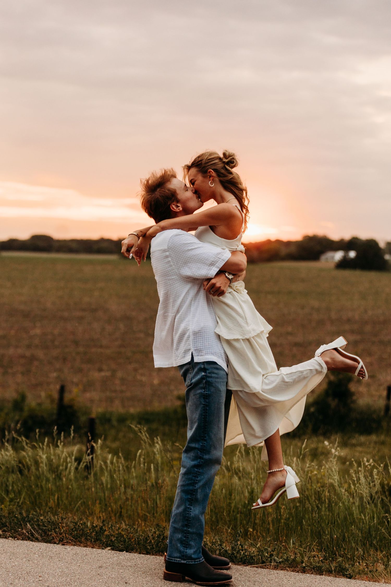 couple at sunset