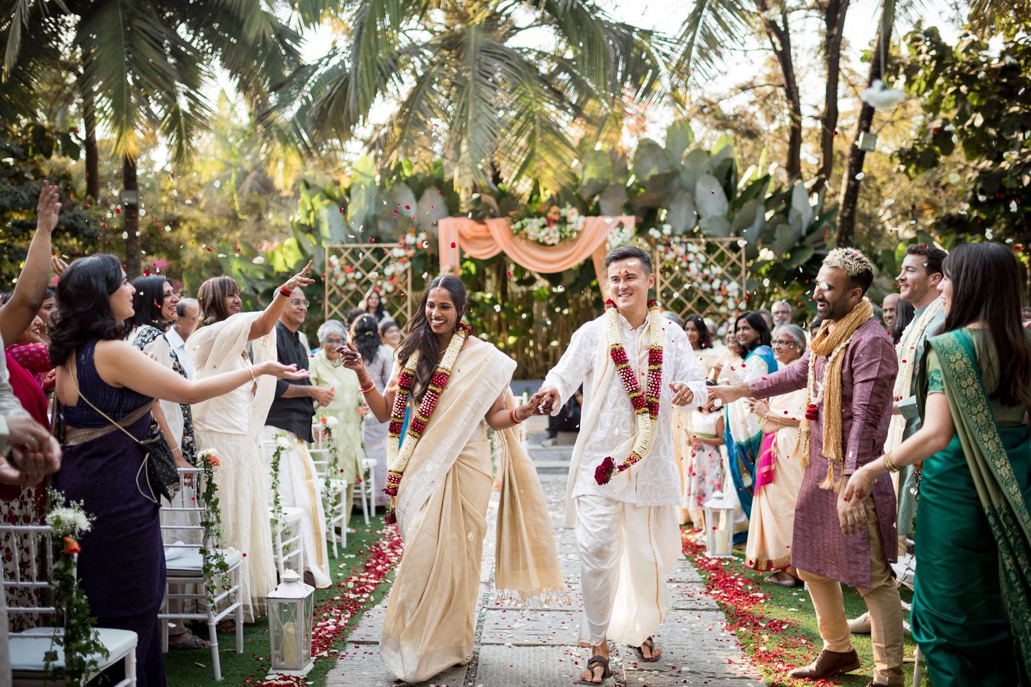 A minimalistic wedding at farmhouse social Bengaluru