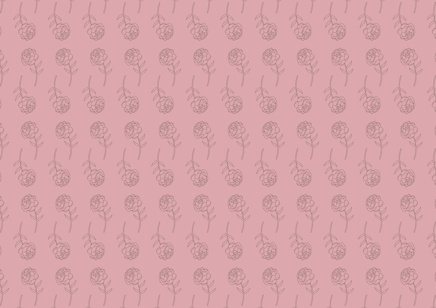 Repeating pattern of pink seahorses arranged in vertical rows on a light pink background.