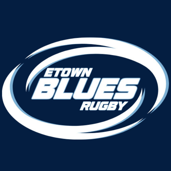 Elizabethtown Blues Rugby team logo.