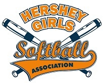 Hershey Girls Softball Association logo, HGSA, Hershey PA