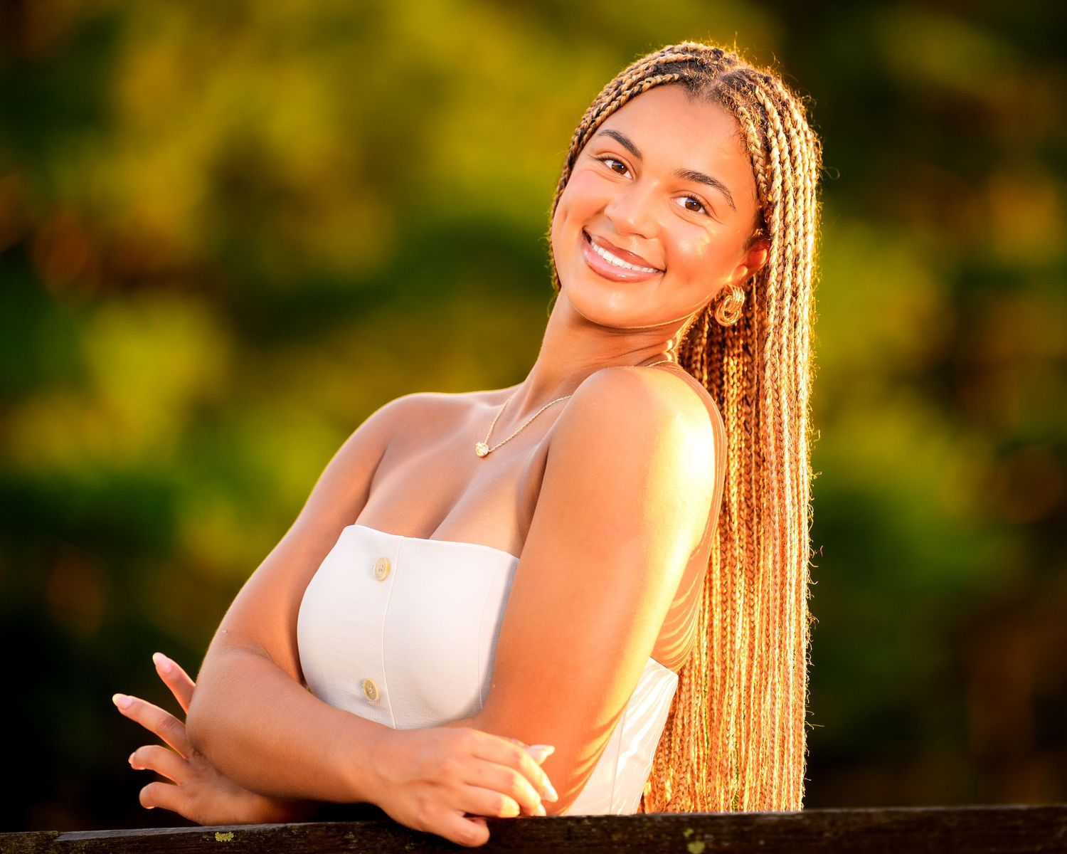 High school senior portrait session outdoors, by Deanna Fox, SportsFox Photography, Hershey PA