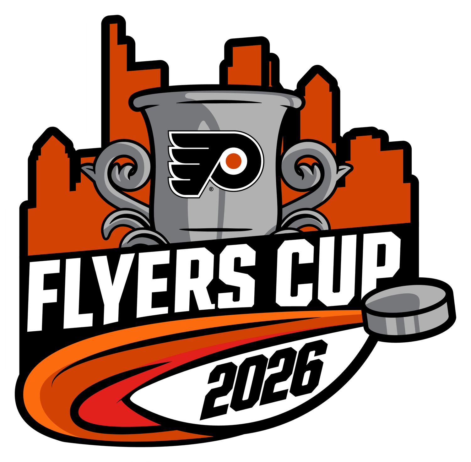 2026 Flyers Cup ice hockey tournament logo.